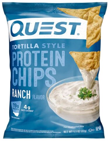 Quest Nutrition Tortilla Style Protein Chips Ranch (32g)