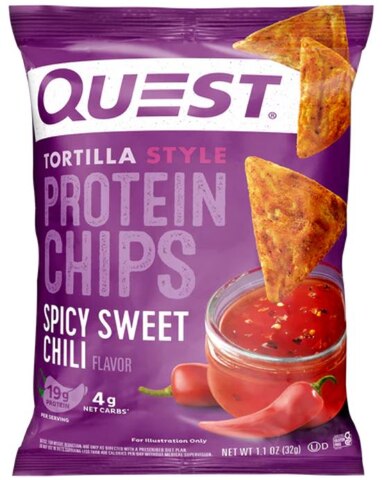 Quest Nutrition Tortilla Style Protein Chips Spicy Sweet Chili (32g)