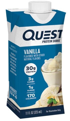 Quest Nutrition Protein Shake Vanilla (325ml)