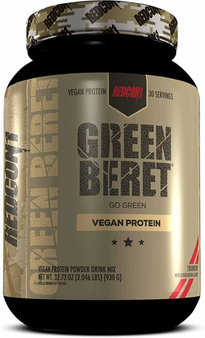 REDCON1 - Green Beret - Vegan Protein - No Artificial Flavors Strawberry