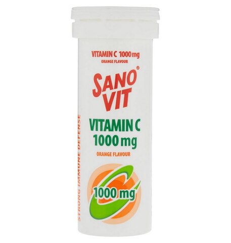 Sano Vit Vitamin C 1000mg Orange (10 Tablets)
