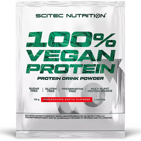 Scitec Nutrition 100% Vegan Protein Pomegranate Exotic (33g)