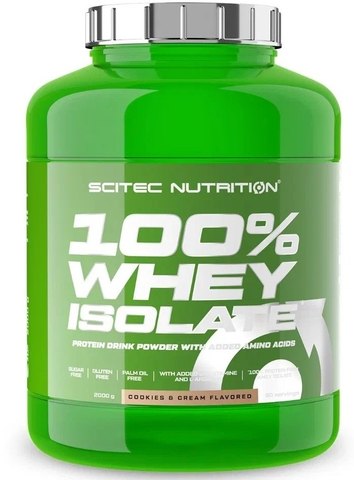 Scitec Nutrition 100% Whey Isolate Cookies and Cream (2000g)