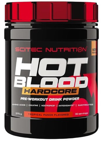 Scitec Nutrition Hot Blood Hardcore Tropical Punch (375g)
