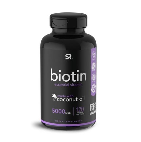 Sports Research Biotin 5000mcg (120 Softgels)
