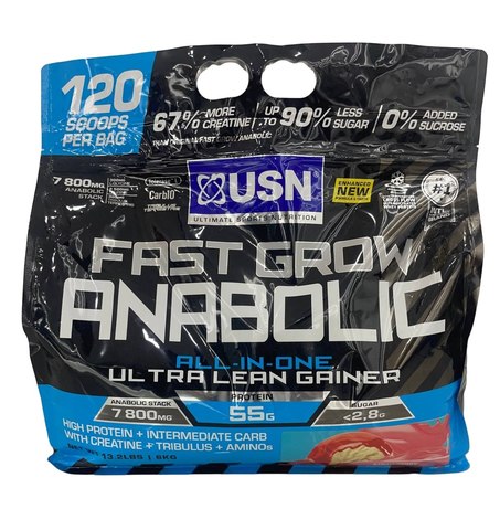 Usn Fast Grow Anabolic 6Kg Strawberry