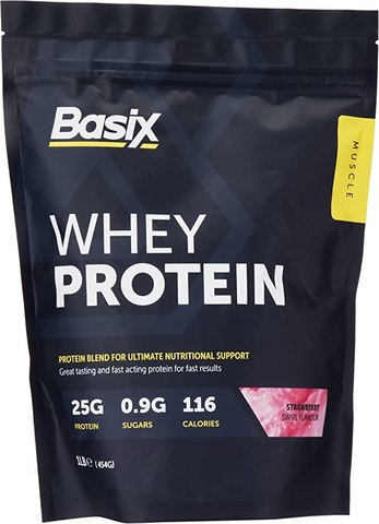 Basix Whey Protein - Strawberry Swirl - 1 Lb