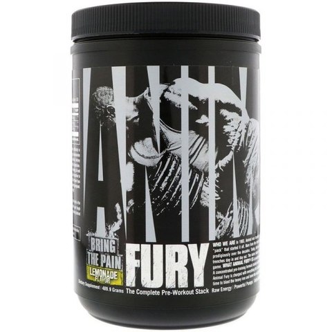 Universal Nutrition Animal Fury 489.9g Lemonade
