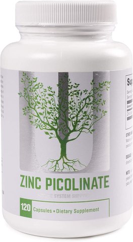 Universal Nutrition Zinc Picolinate - 25mg of Zinc Picolinate, 120 Capsules