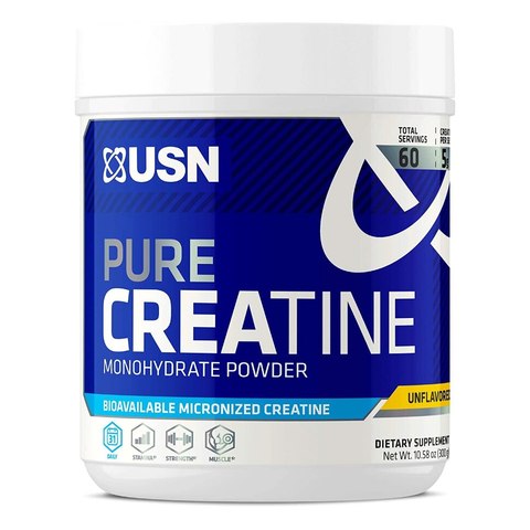USN Creatine Pure Monohydrate Powder (300g)