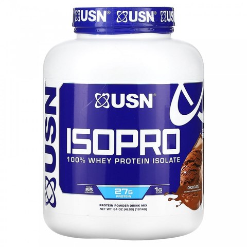 USN IsoPro 100% Whey Protein Isolate Chocolate (1.8kg)