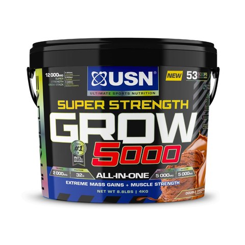 USN Super Strength Grow 5000 Double Chocolate (4kg)