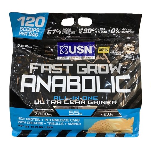 USN Fast Grow Anabolic Vanilla (6kg)