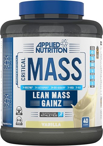 Applied Nutrition Critical Mass Professional - Weight Gain Protein Powder (Vanilla)