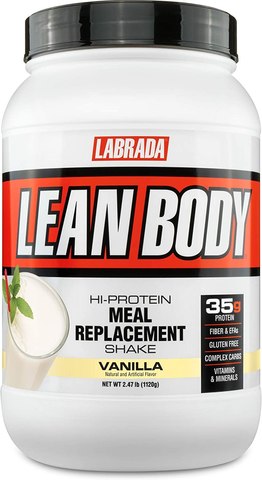 Labrada Nutrition Lean Body Hi-Protein Meal Replacement Shake, Vanilla
