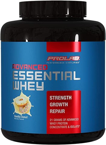 Prolab Advanced Essential Whey-Blend of Premium Whey Concentrate, Vanilla Donut