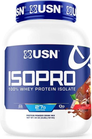 USN Supplements IsoPro 100% Whey Protein Isolate Powder - Keto Friendly, WheyTella