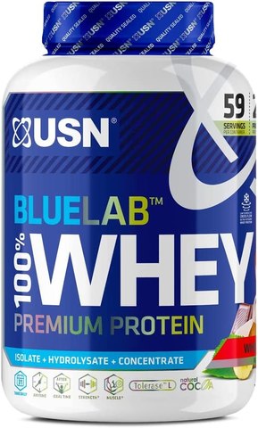 Premium Whey Protein Powder: USN Blue Lab Whey Wheytella 2 kg