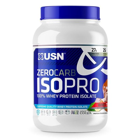 USN Supplements Zero Carb IsoPro 100% Whey Protein Isolate Powder