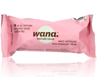 Wana Waffand White Chocolate & Strawberry (43g)