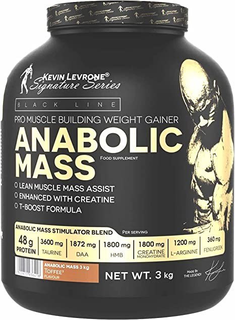 Kevin Levrone Black Line Anabolic Mass 3 kg Snickers Muscle Mass Bulk Protein