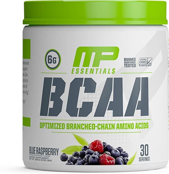 Musclepharm BCAA Essentials Powder Blue Raspberry 30serv