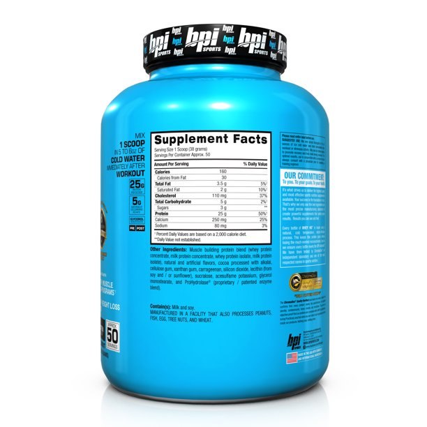 BPI Sports Whey HD Whey Protein Chocolate Cookie - 50 Servings 3