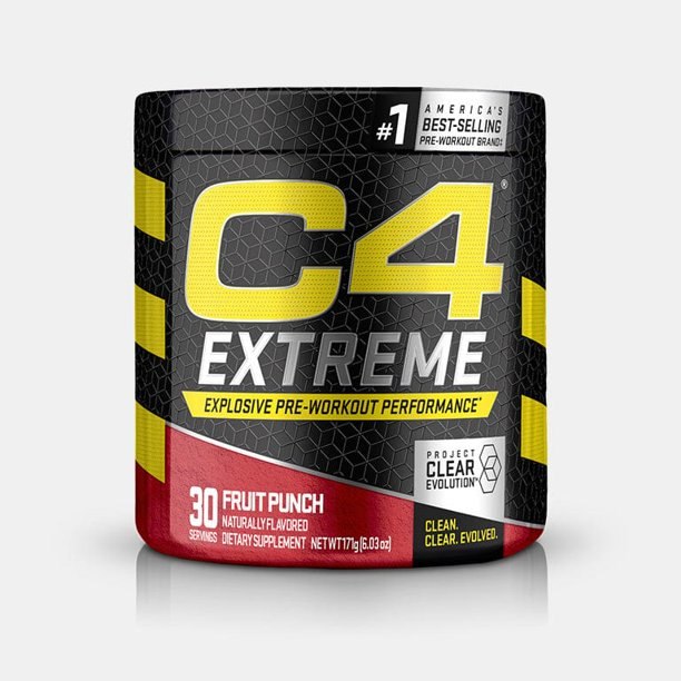 C4 Extreme Pre Workout Powder Fruit Punch