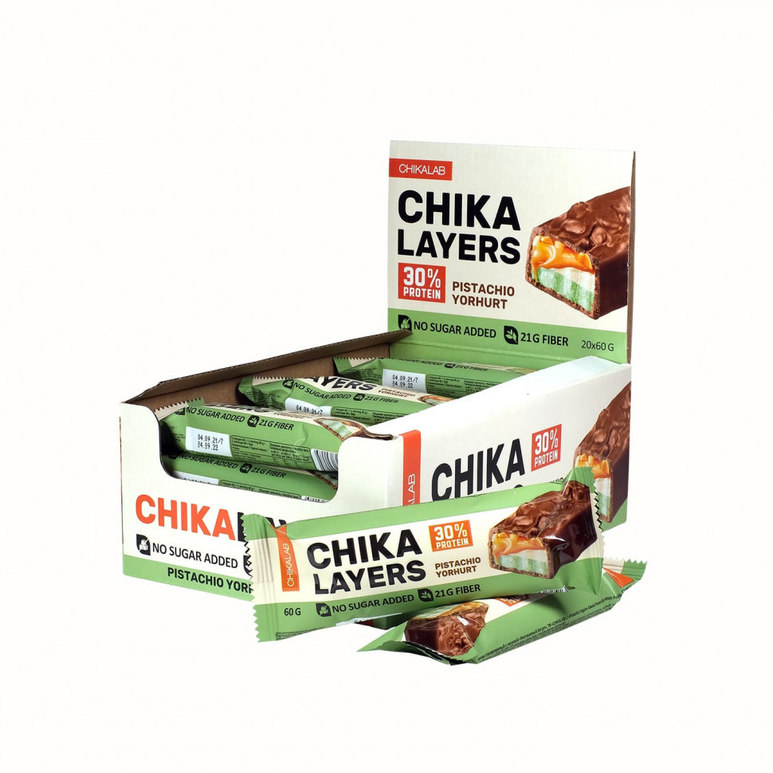 ChikaLab Chika layers pistachio yogurt