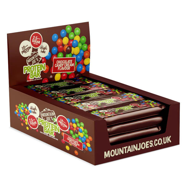 Mountain Joe&#039;s Protein Bar Chocolate Candy Cream 2