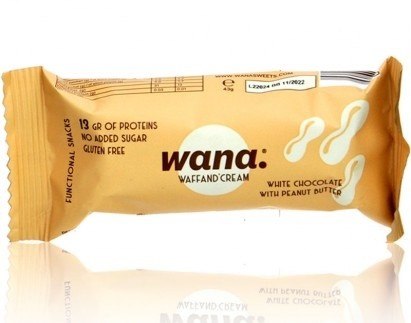 Wana Waffand White Chocolate With Peanut Butter (43g)