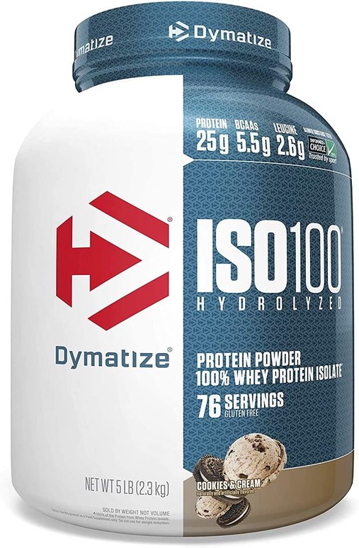 Dymatize ISO100 Hydrolyzed Protein Powder, Cookies & Cream