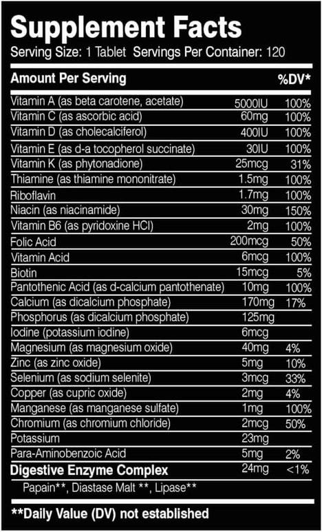 Core Champs Multi Vitamin, 120 Tablets, 120 Servings 4