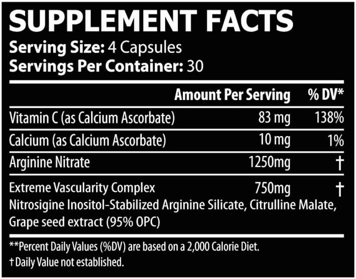 Core Champs Nitric Oxide (120 Capsules) 4