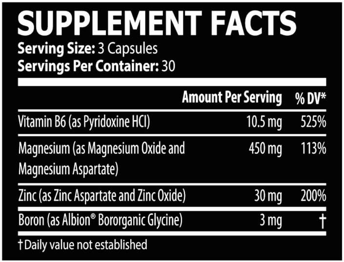 Core Champs Zma, 90 Capsules, 30 Servings 4