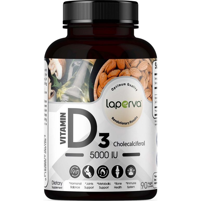Laperva Vitamin D3 5000IU (90 Tablets)