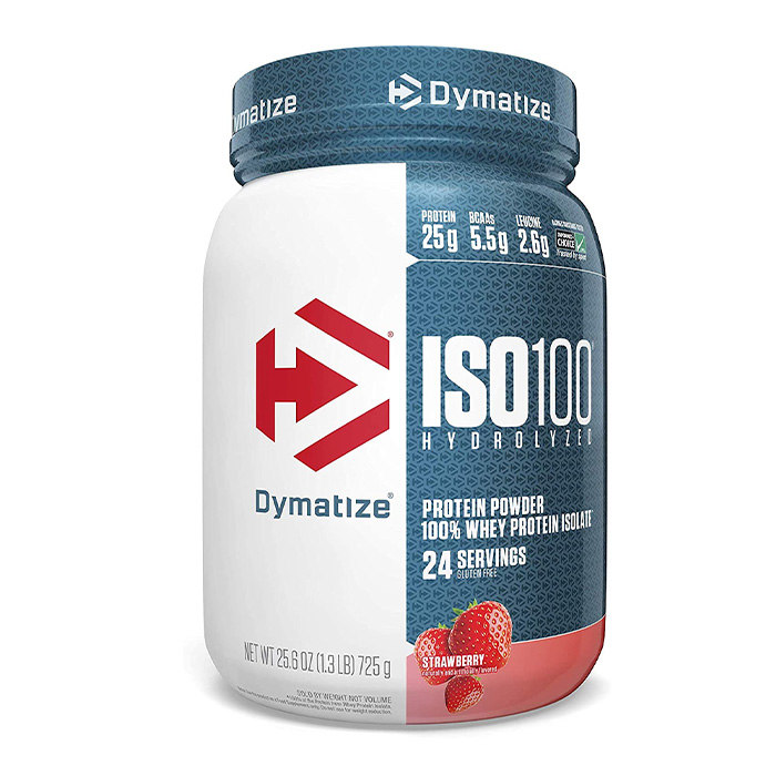 Dymatize ISO 100 Whey Isolate Protein Strawberry (1.3lbs)
