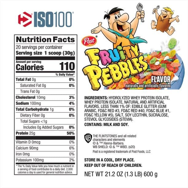 Fruity Pebbles Nutrition Facts Label Bios Pics