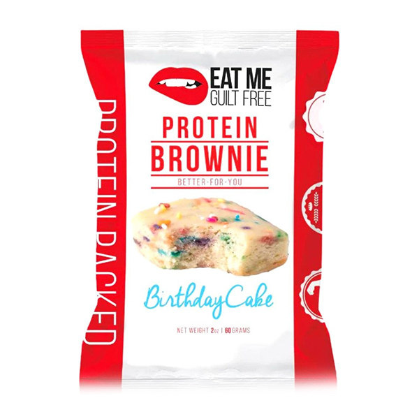 Eat Me Guilt Free Protein Brownie Birthday Cake (60g)