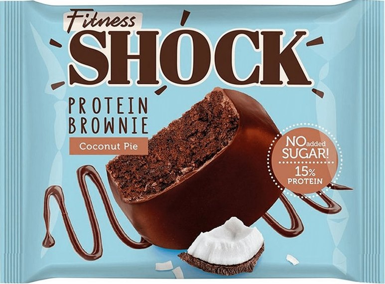 FitnesShock Protein Brownie Coconut Pie (50g)