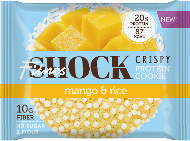 Fitness Shock Protein Cookie Crispy Mango Rice (30g)