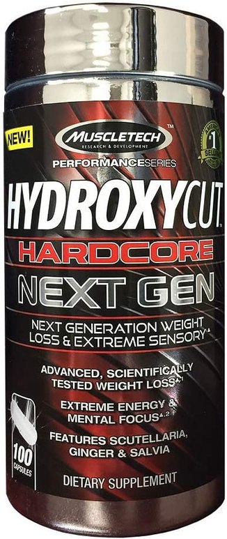 MuscleTech HydroxyCut Hardcore Next Gen (100 Tablets)