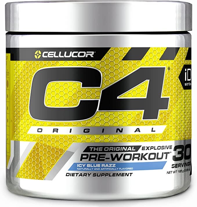 Cellucor C4 Original Pre Workout Powder Icy Blue Razz