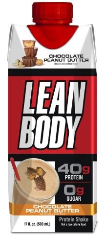 Labrada Lean Body RTD 40g Protein Shakes Chocolate Peanut Butter (500ml)