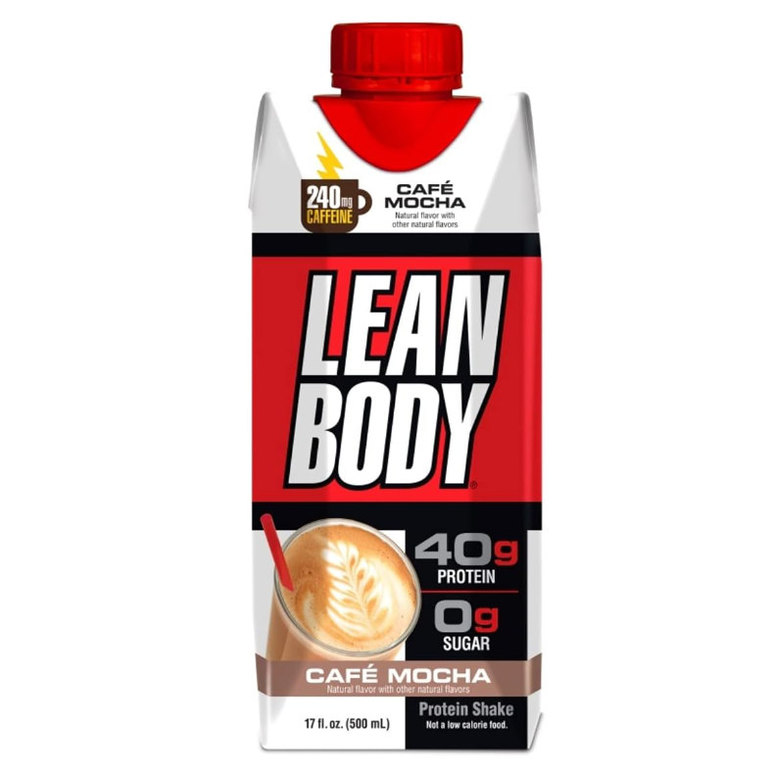 Labrada Lean Body RTD 40g Protein Shakes Cafe Mocha (500ml)