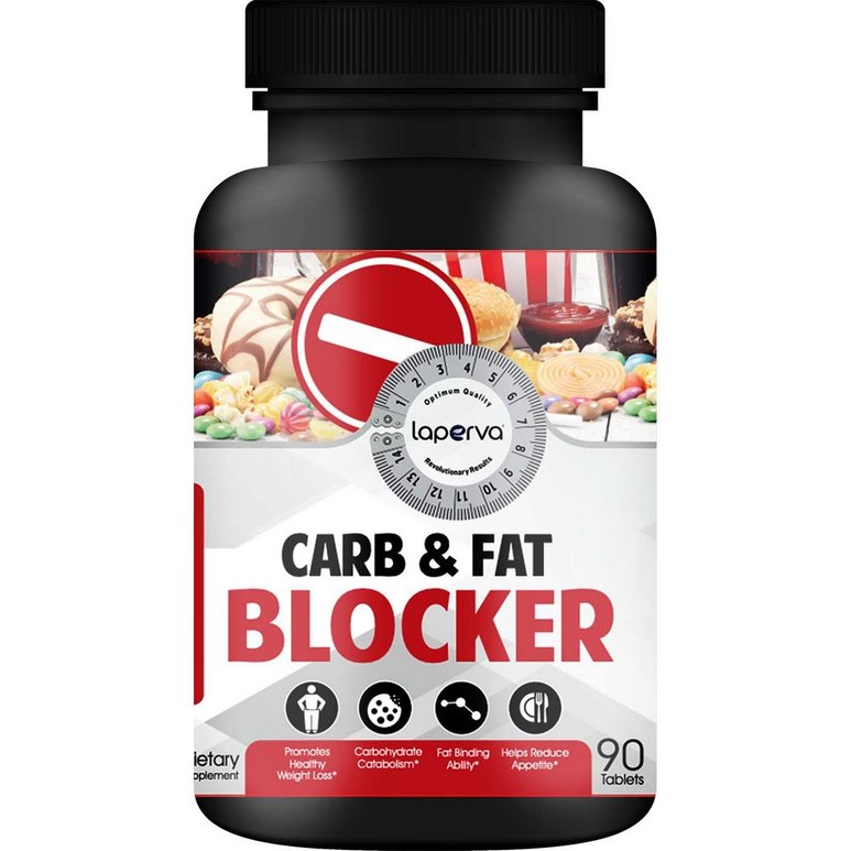 Laperva Carb & Fat Fat Blocker 90 Tablets)