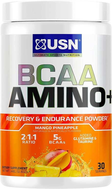 USN Supplements BCAA Amino + Supplement, Mango Pineapple