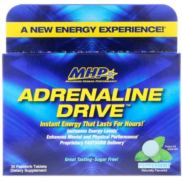 MHP Adrenaline Drive Peppermint (30 Tablets)