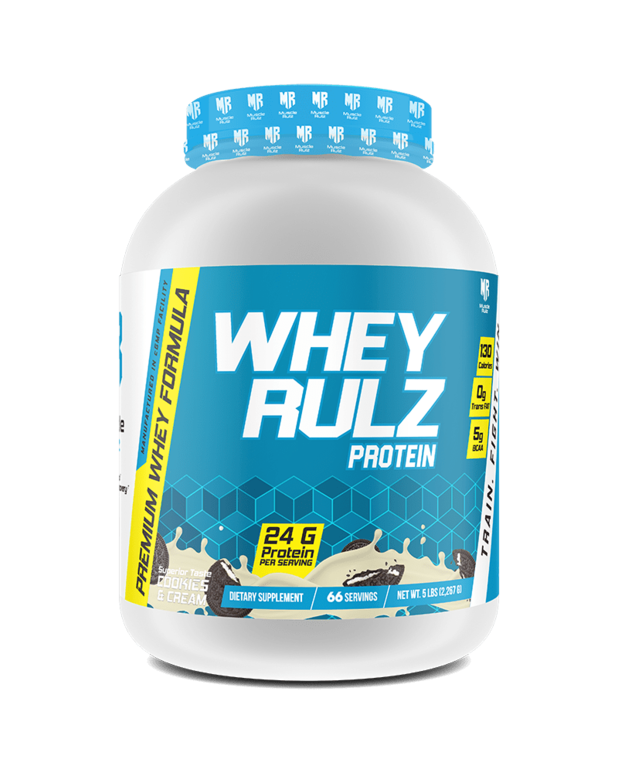Muscle Rulz Whey Rulz Cookies and Cream (5lbs)