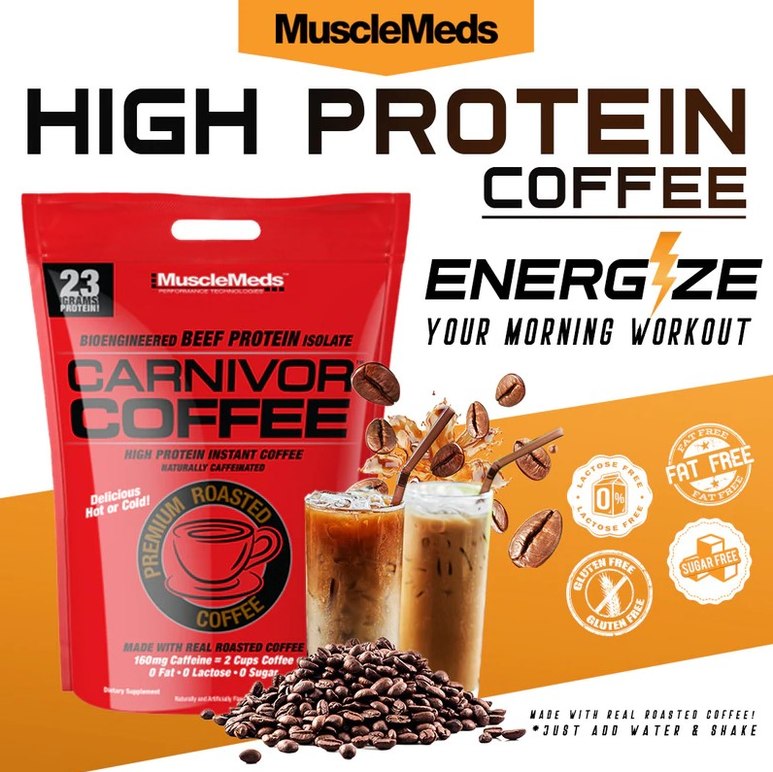 MuscleMeds Carnivor Instant Coffee 4lbs 3